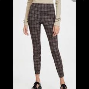 Vero Moda Plaid Skinny Pants Sz Sm